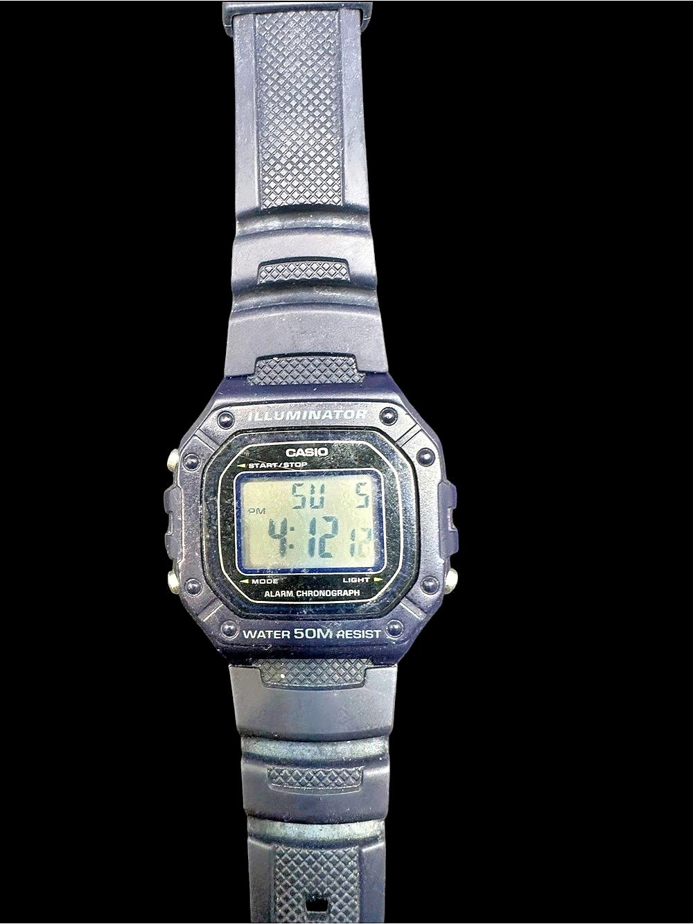 Casio W-218H Digital Illuminator Watch Black